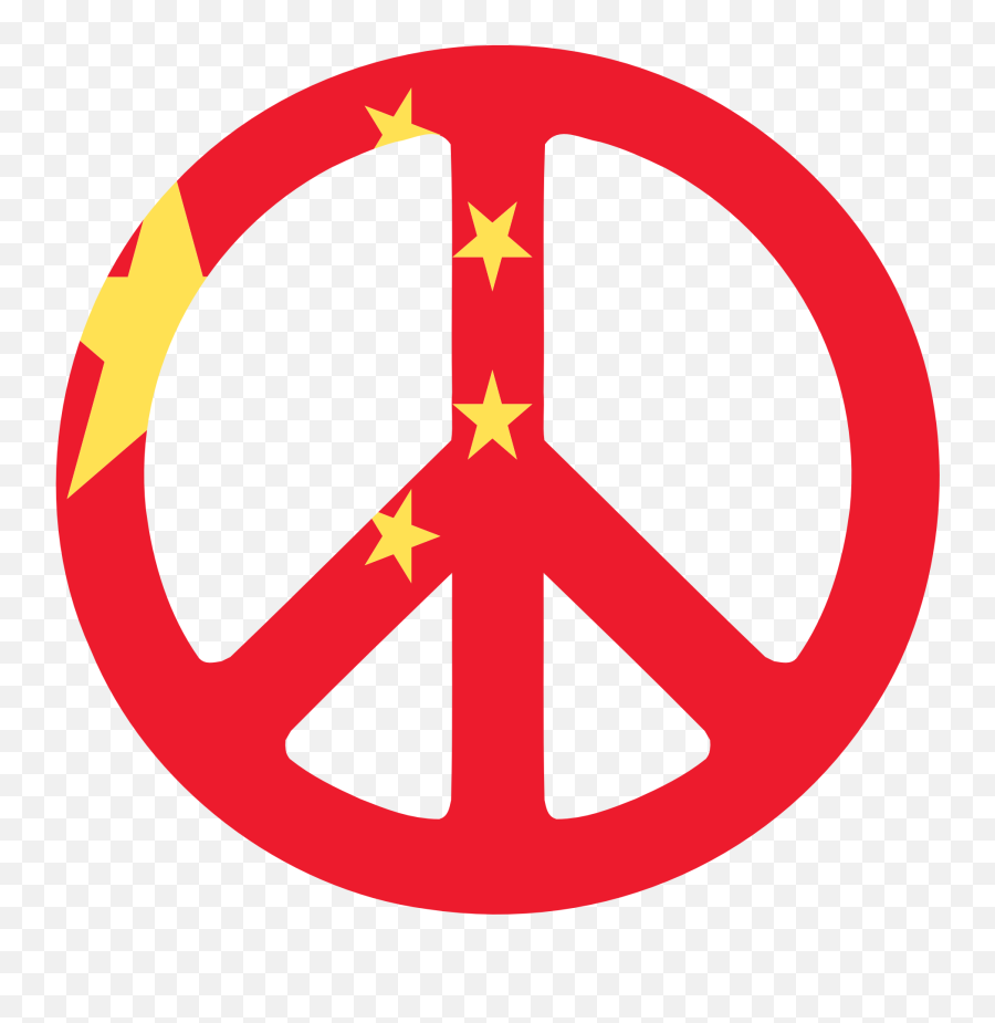Net Clip Art China Flag Peace Symbol 2 - Tate London Emoji,China Clipart