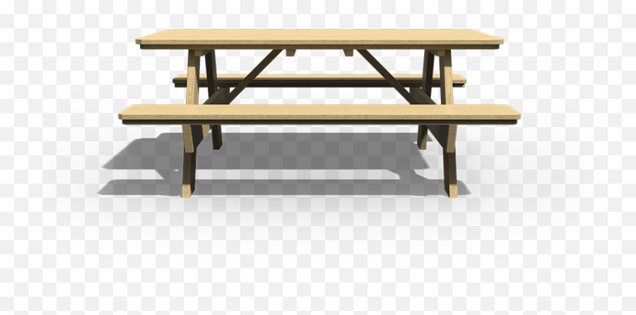 3 X 6 Pine Wood Picnic Table Patiova - Solid Emoji,Picnic Table Png
