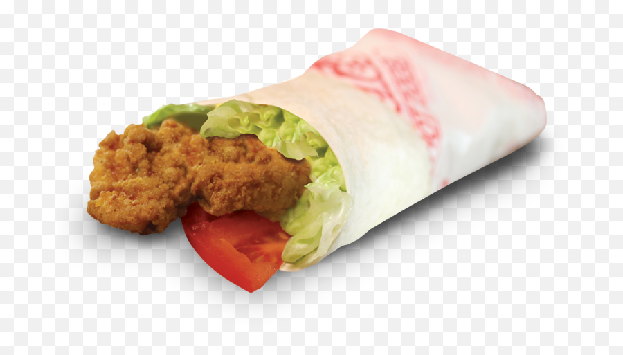 Download Hd Chicken Tender Wrap - Wrap Roti Transparent Png Emoji,Chicken Tender Png