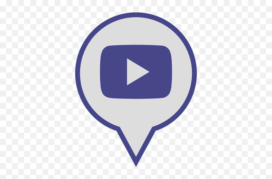 Media Play Logo Pin Social Youtube Icon Emoji,Youtube Play Button Logo