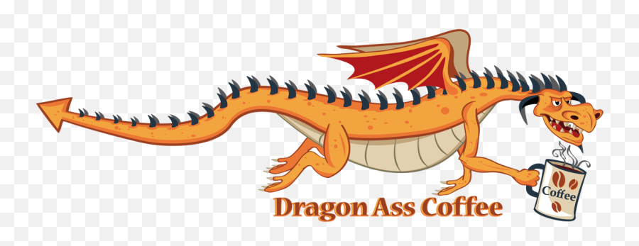 Business Logo Design For Dragon Ass Coffee By Roobydesigns Emoji,Ass Clipart