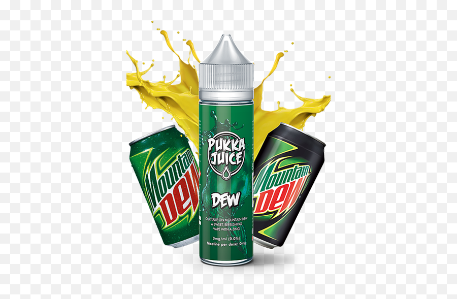 Pukka Pukka Juice Juice Vape Vaping - Mountain Dew Soda Emoji,Mountain Dew Transparent Background