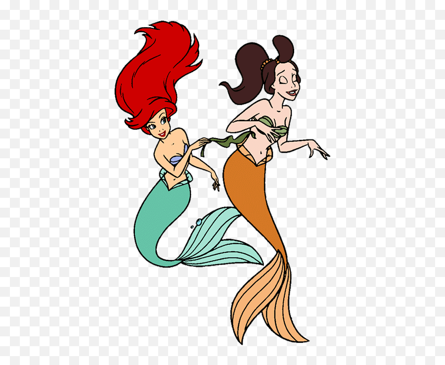 The Little Mermaid Arielu0027s Beginning Clip Art Disney Clip - Mermaid Emoji,Little Mermaid Clipart