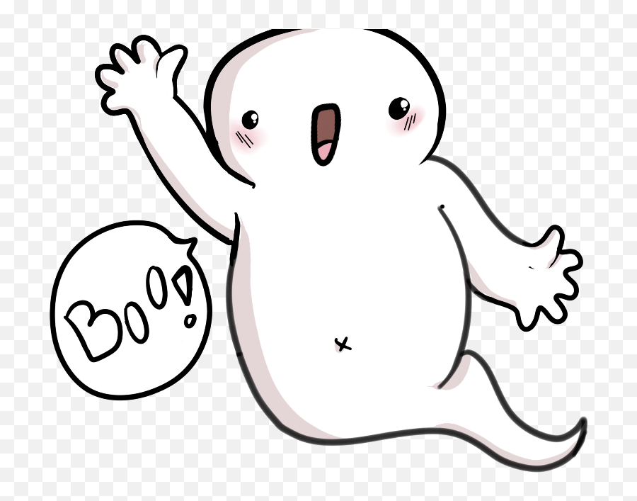 Drawing Ghost Clip Art - Cute Ghost Clipart Emoji,Cute Ghost Clipart