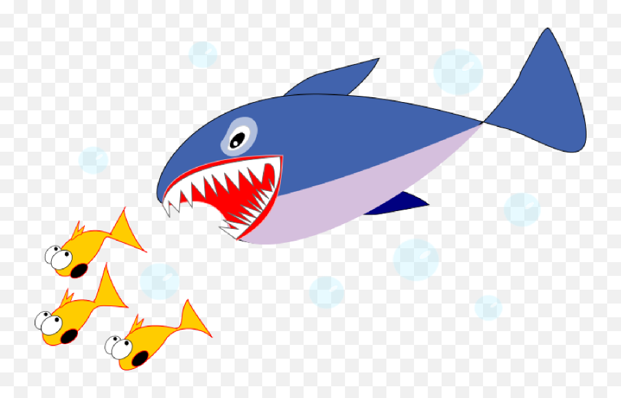 Clipart Shark Shark Fish Clipart Shark Shark Fish - Clipart Shark Eating Fish Emoji,Fish Clipart