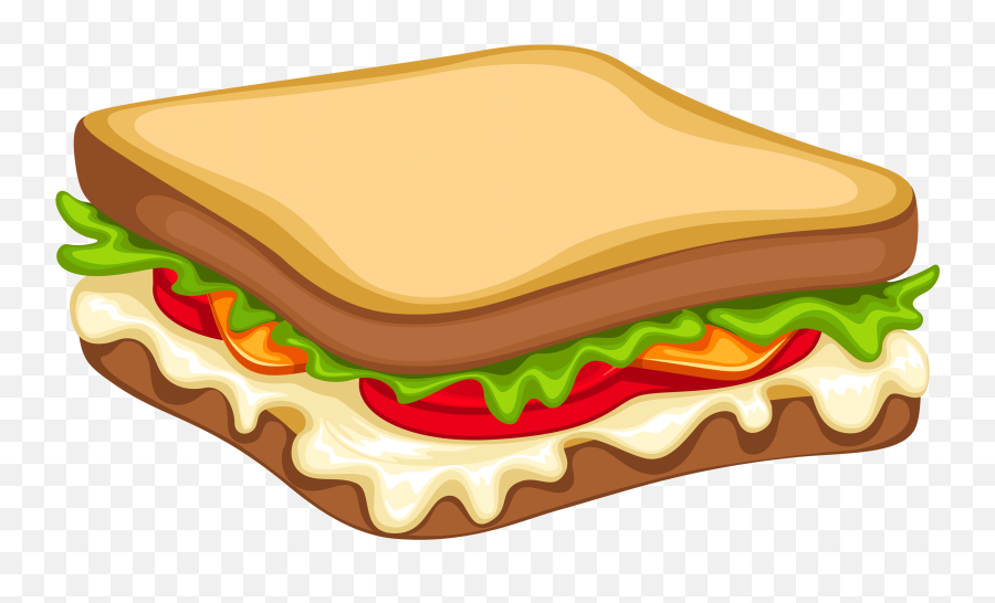 Sandwich Png Clipart Vector Image - Sandwich Clipart Png Emoji,Sub Sandwich Png