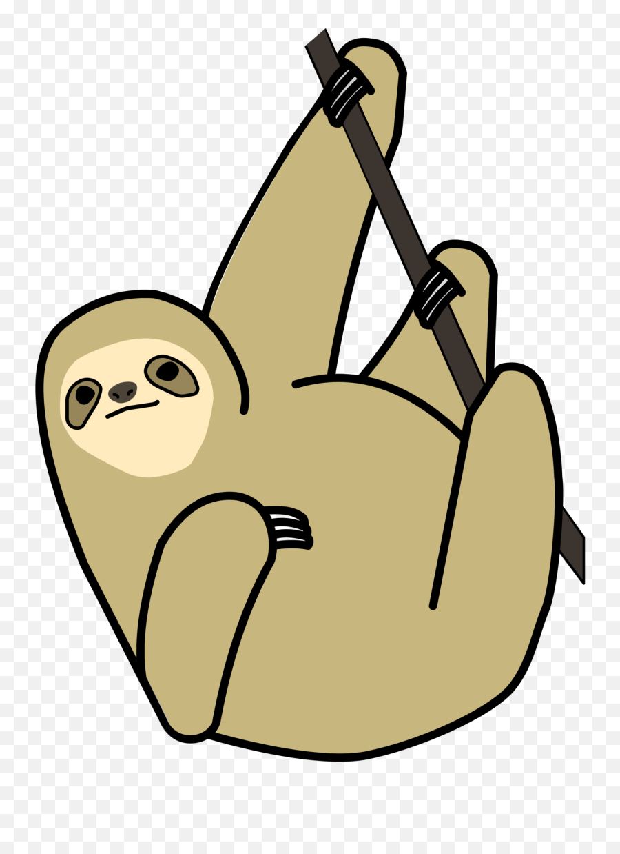 Sloth Png - Transparent Sloth Clipart Emoji,Sloth Clipart