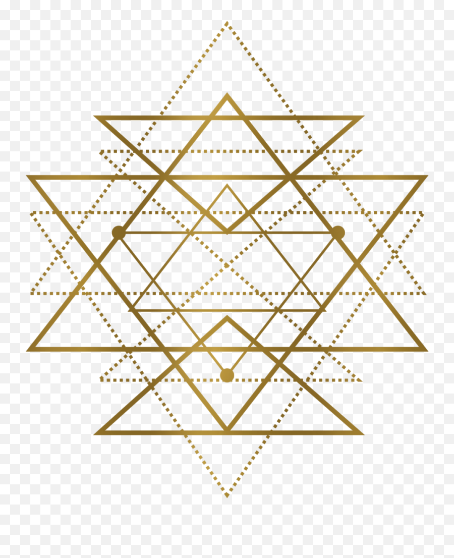 Download Sacred Geometry Gold 07 - Sacred Geometry Triangle Mandala Emoji,Sacred Geometry Logo