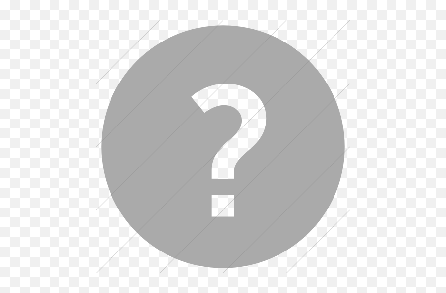 Iconsetc Simple Gray Raphael Question - Question Mark Black Circle Png Emoji,Grey Circle Png