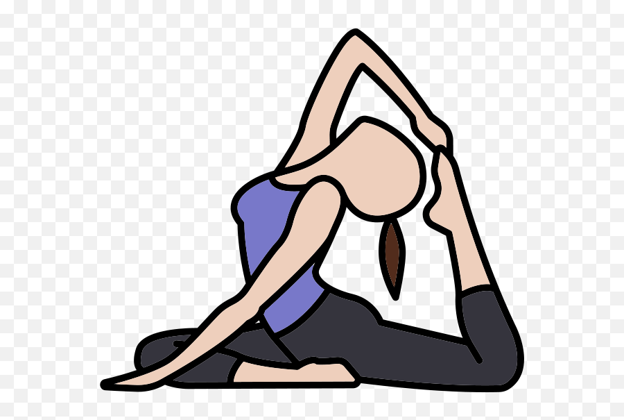 Yoga Clipart Yogasana - Yoga Asana Clip Art Emoji,Yoga Clipart