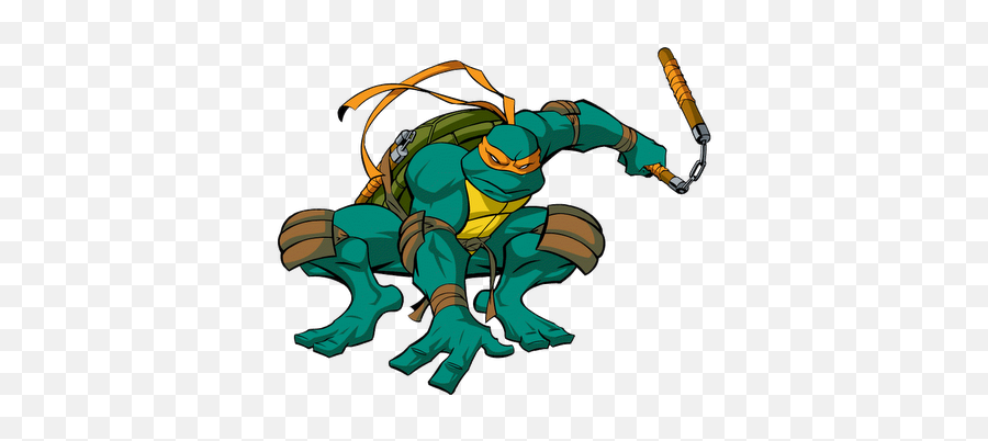 Ninja Turtles Clipart Michael Angelo - Michelangelo Turtle Ninjas Cartoon Emoji,Ninja Turtle Clipart