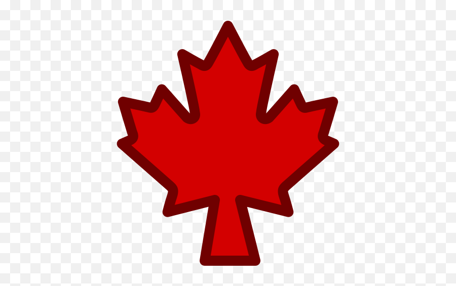 Canadian Leaf Maple Icon - Maple Leaf Emoji,Maple Leaf Logo