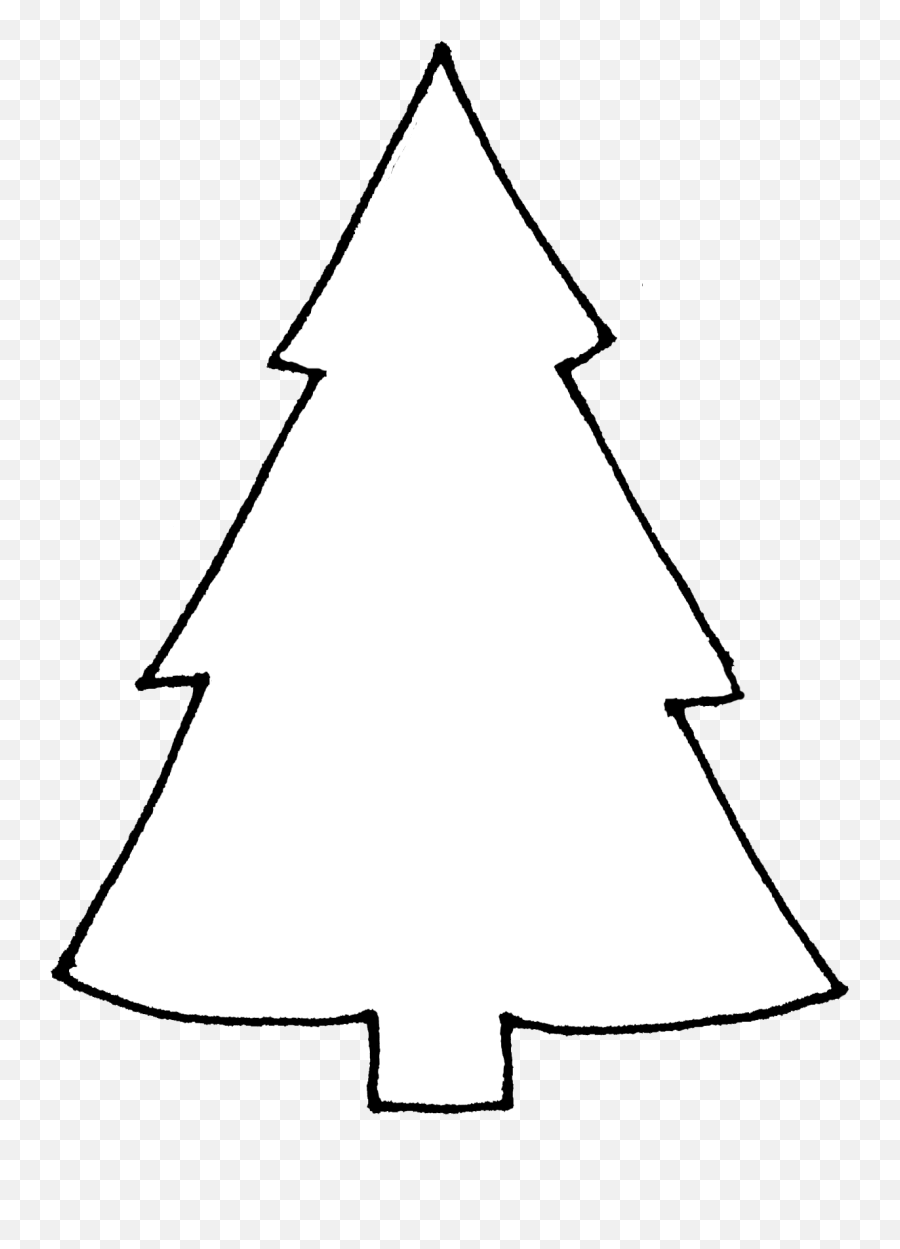 Christmas Tree Icon White Outline Emoji,Tree Outline Png