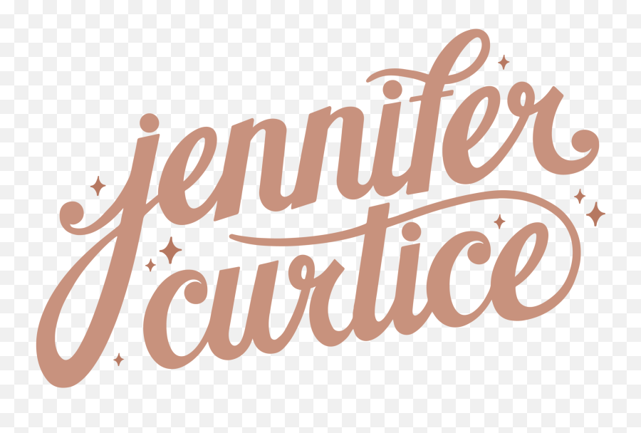 Jennifer Curtice Design Emoji,Lettered Logo Design
