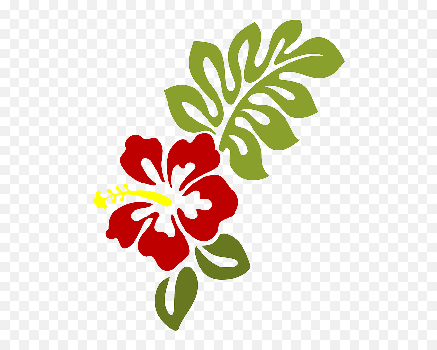 Flor Moana Png - Flores Y Hojas Hawaianas Emoji,Moana Png