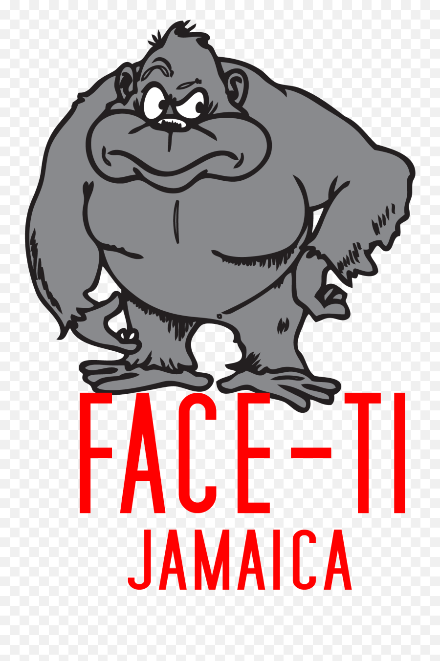Download Face - Ti Jamaica Gorilla Clip Art Full Size Png Emoji,Jamaica Clipart
