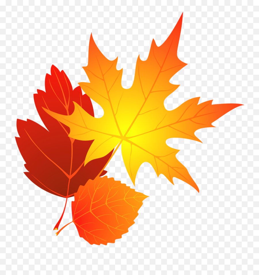 Bright Fall Leaves Clipart Free Image - Free Clip Art Fall Leaves Emoji,Leaf Clipart