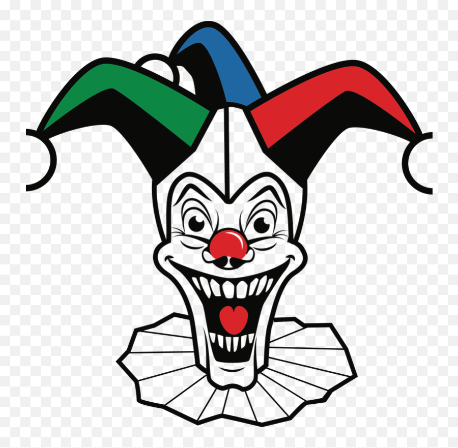Big Image - Joker Clipart Black And White Transparent Png Emoji,Donald Trump Clipart Black And White