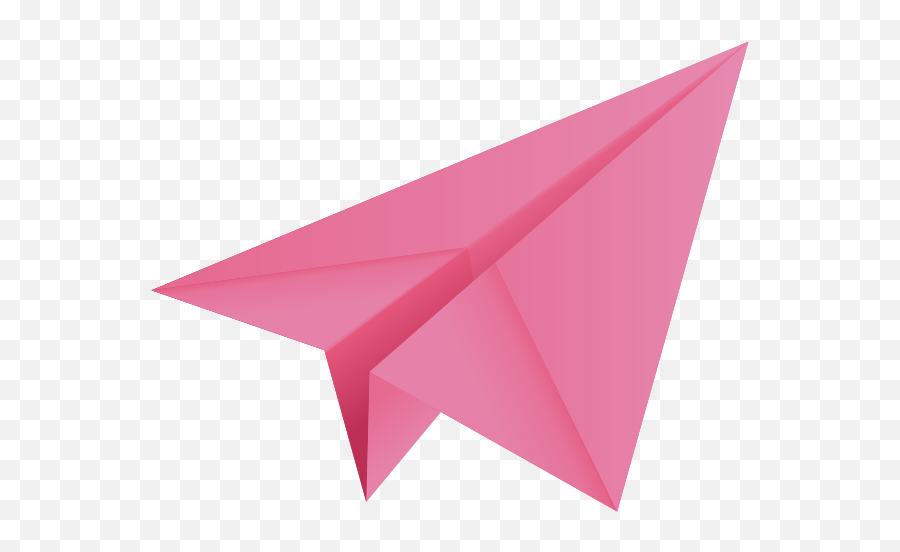 Clipart Info - Pink Paper Airplane Clipart 600x473 Png Emoji,Lined Paper Clipart