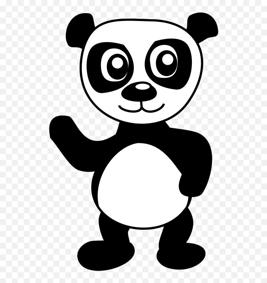 Cute Black Bear Clipart Clipart Panda - Free Clipart Emoji,Black Bear Clipart Black And White