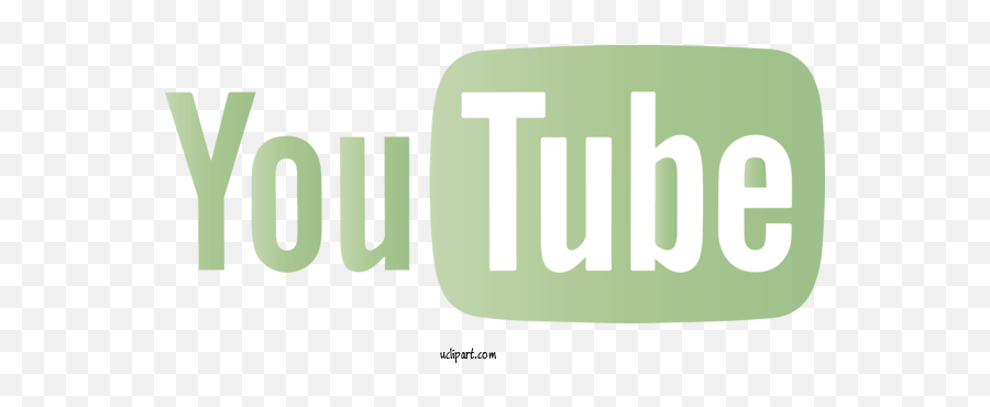 Icons Logo Font Green For Youtube Icon - Youtube Icon Emoji,Youtube Logo Clipart
