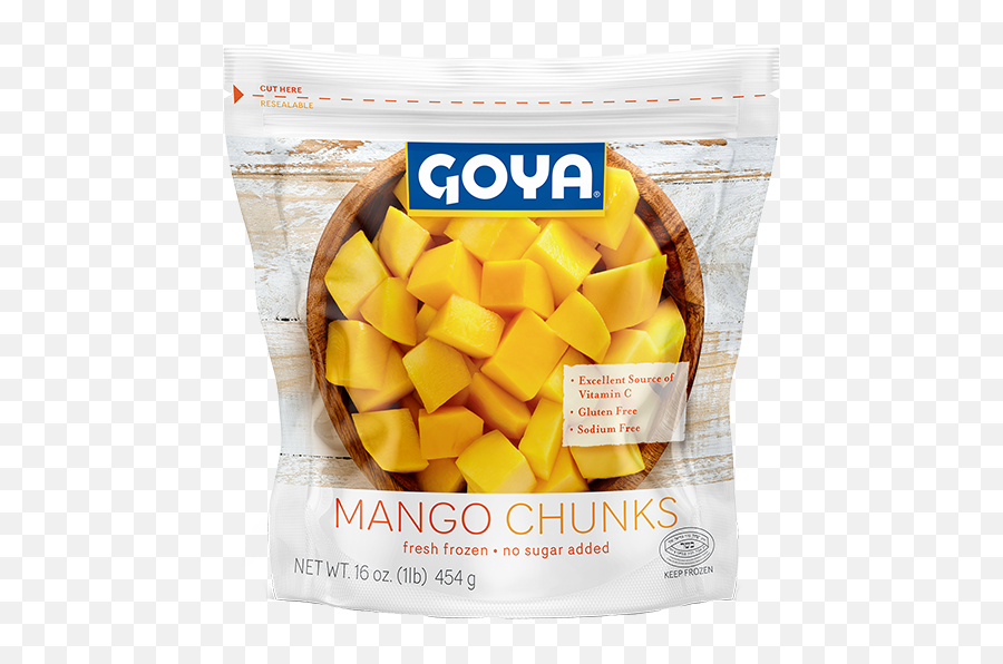 Mango Chunks - Whole Fruits Blends Goya Foods Emoji,Mango Transparent
