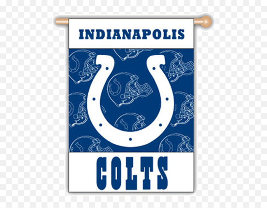 Indianapolis Colts House Flag Garden Gazebo - Horseshoe Emoji,Indianapolis Colts Logo