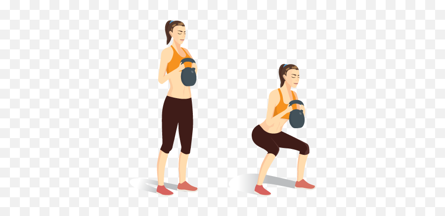 15 Strength Exercises To Improve Mobility - Cor Emoji,Squat Png