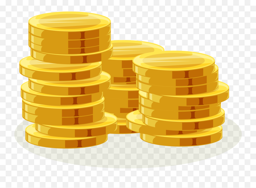 Coins Clipart Stack Coin - Monedas De Oro Png Transparent Transparent Coins Vector Png Emoji,Coins Clipart