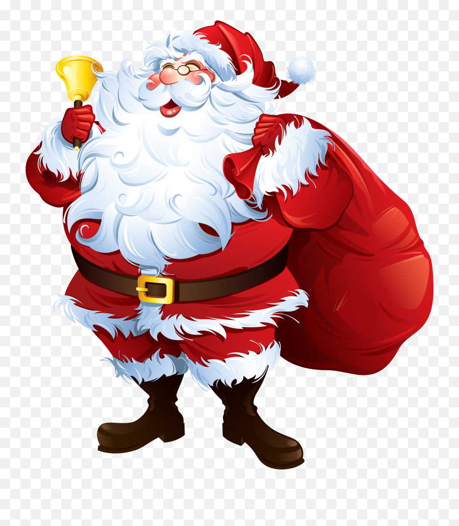 Santa Clipart Png U0026 Free Santa Clipartpng Transparent - Vector Santa Claus Png Emoji,Santa Clipart
