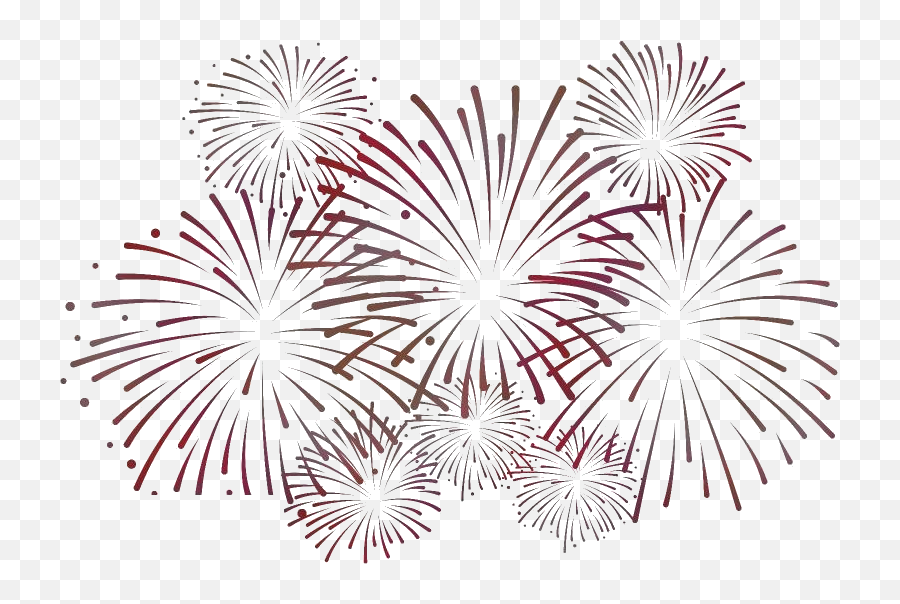 Fireworks Drawing Png Hd Images Stickers Vectors - Fireworks Silhouette Emoji,Fireworks Png