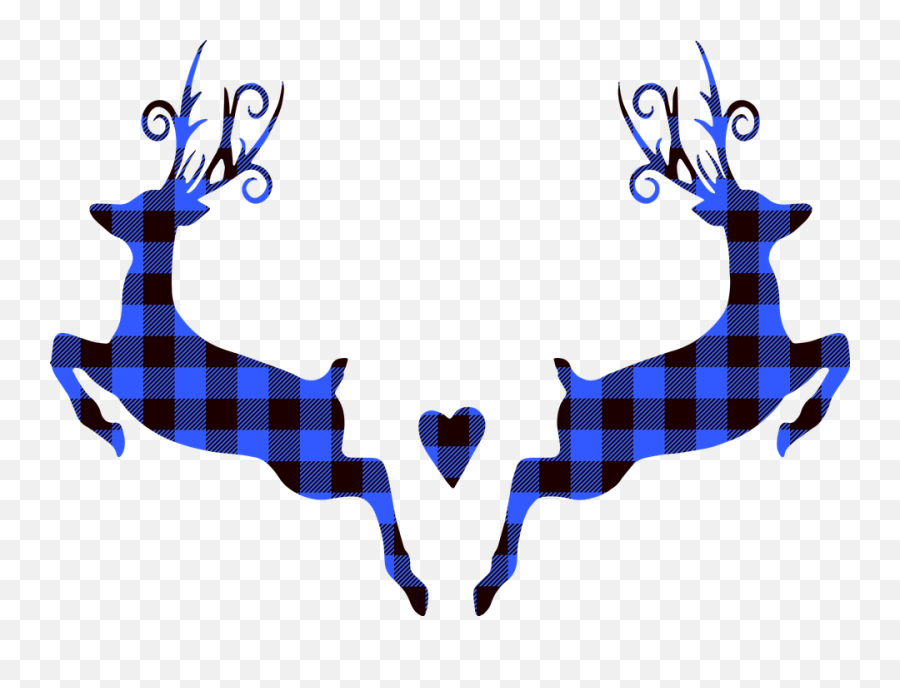 300 Free Deer U0026 Reindeer Vectors - Pixabay Reindeer Silhouette Art Christmas Emoji,Deer Head Clipart