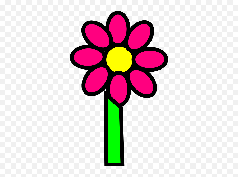 Cartoon Rose With Stem - Flower Stems Clip Art Emoji,Stem Clipart