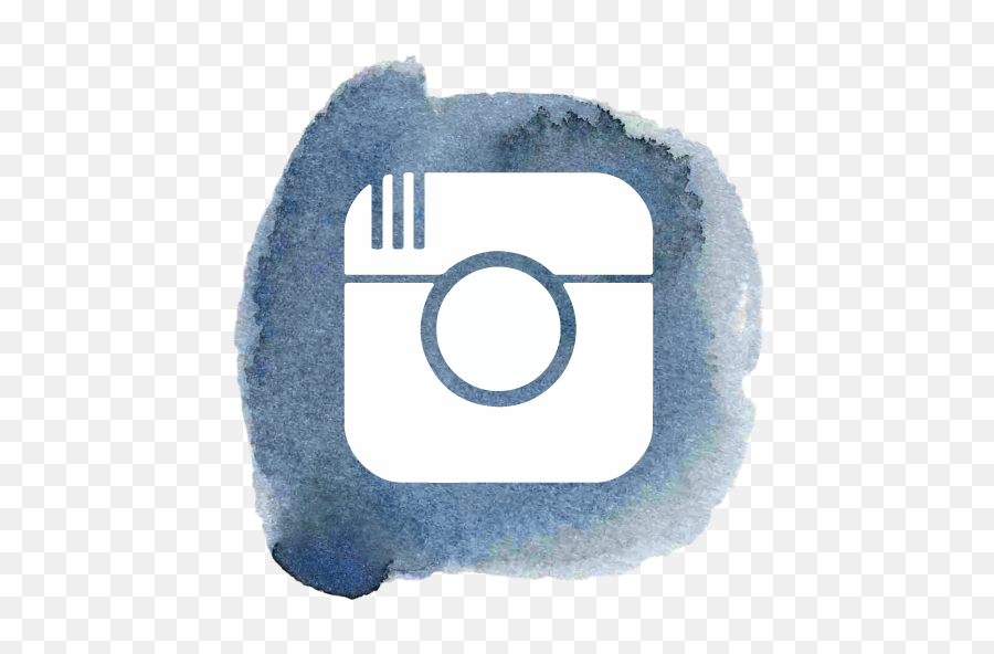 Aquicon Instagram Icon Png Transparent - Logo Instagram Png Watercolor Emoji,Blue Instagram Logo