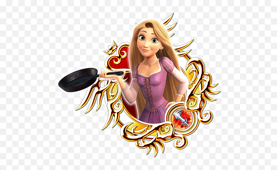 Kh Iii Rapunzel - Khux Wiki Kingdom Hearts Fuu Emoji,Tangled Png