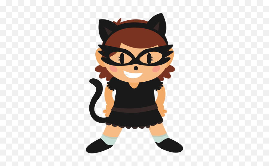 Catwoman Halloween Cartoon Costume - Transparent Png U0026 Svg Halloween Costumes Cartoon Png Emoji,Catwoman Logo