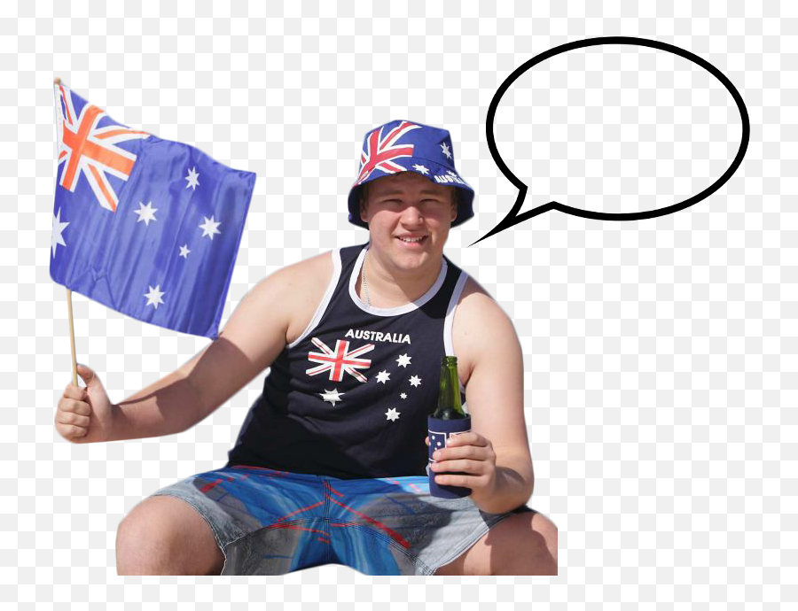 Speach Bubble Sitting Png Image - Australian Person Png Emoji,Person Sitting Png