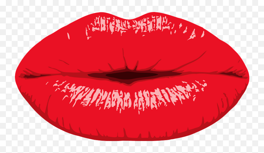 Red Lips Clipart - Lip Blowing Png Emoji,Red Lips Clipart