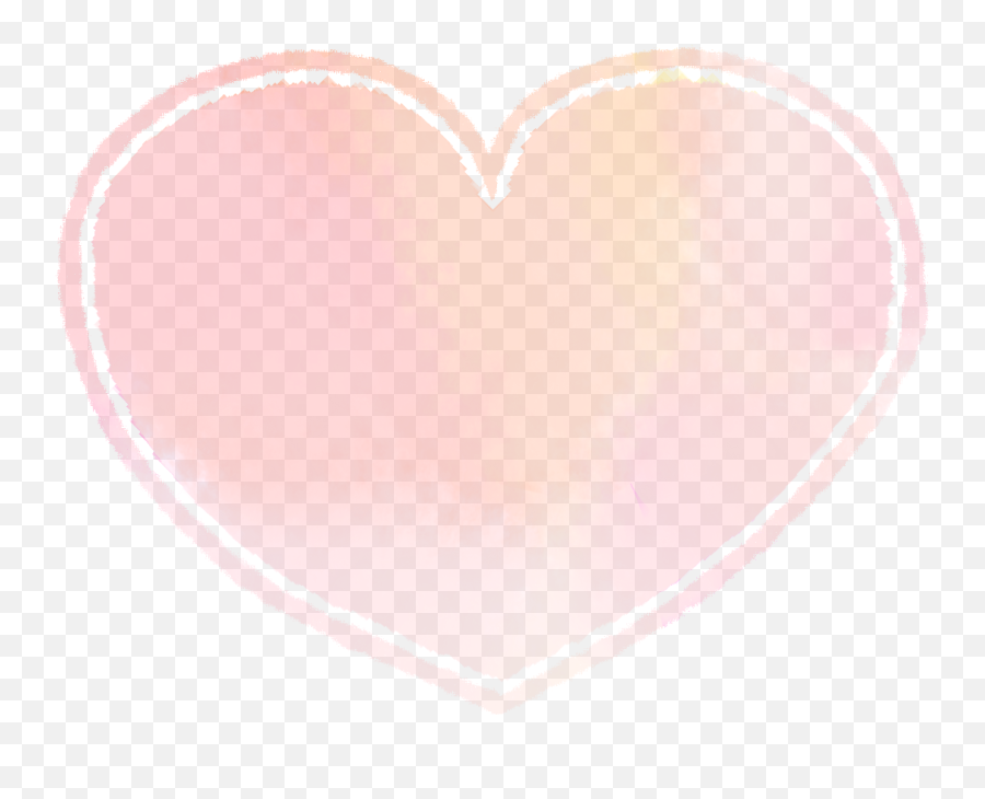 Freetoedit Heart Tumblr Pink - Girly Emoji,Watercolor Heart Png