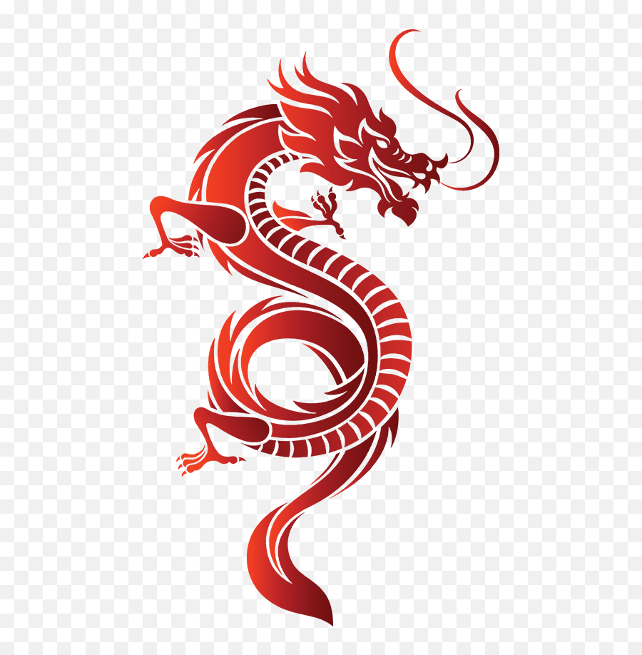 Download Asian Dragon Fire Vector - Full Size Png Image Pngkit Chinese Dragon Png Emoji,Fire Vector Png