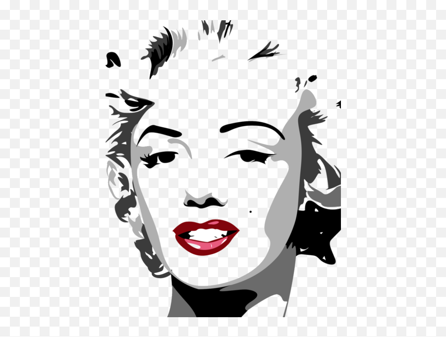 Marilyn Monroe Vector Graphics Art - Marilyn Monroe Art Png Emoji,Marilyn Monroe Clipart