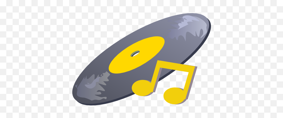 Record With Musical Note Clip Art At Clkercom - Vector Clip Language Emoji,Records Clipart