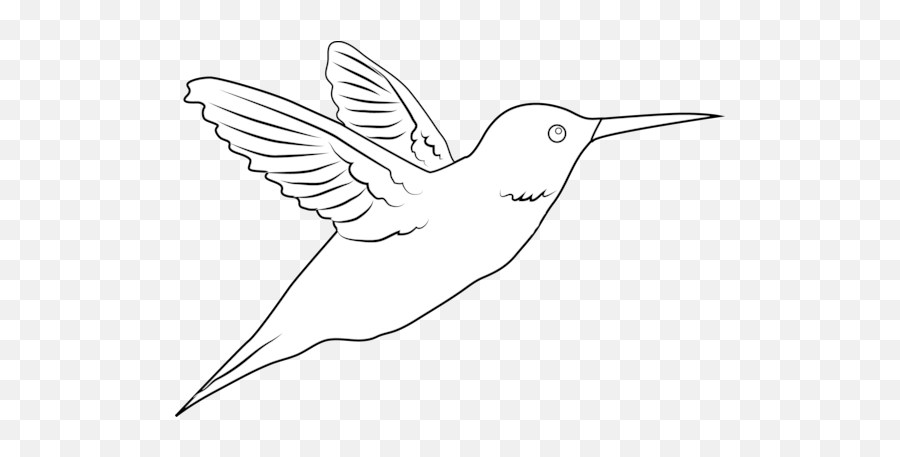 Free Free Hummingbird Clipart Black And - Humming Bird Black And White Emoji,Hummingbird Clipart