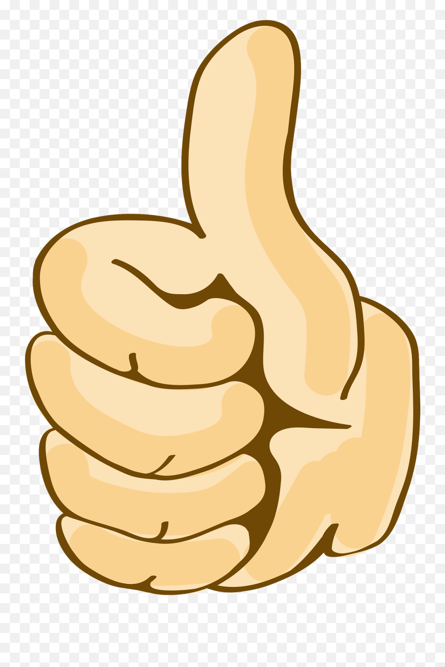 Thumbs Up Sign Clipart - Thumb Clipart Emoji,Thumb Up Clipart