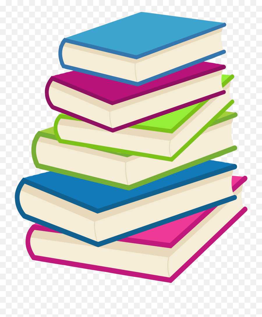 Library Book Clip - Transparent Book Clip Art Emoji,Books Clipart