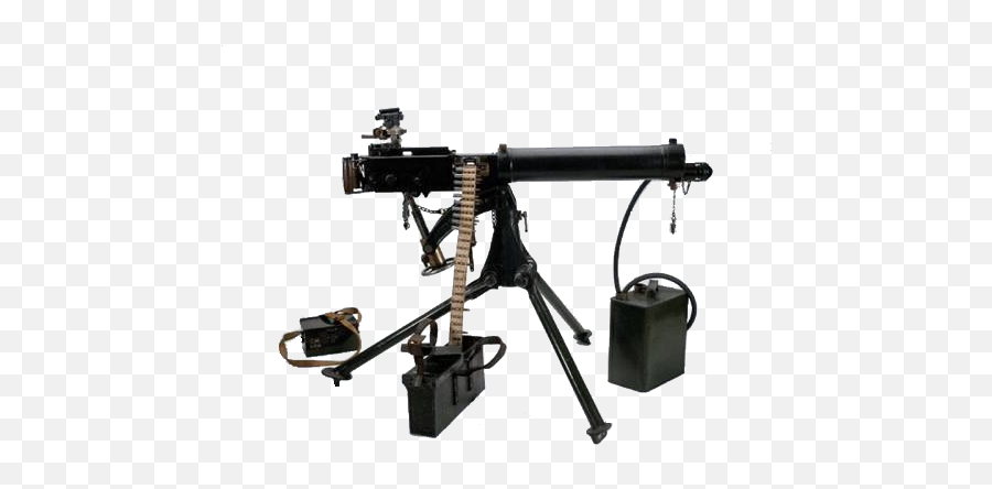 Download Hd Vickers Machine Gun Png Transparent Png Image Emoji,Machine Gun Png
