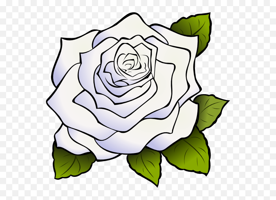 Roses Free Rose Clipart Animations And - Png White Rose Cartoon Emoji,Roses Clipart