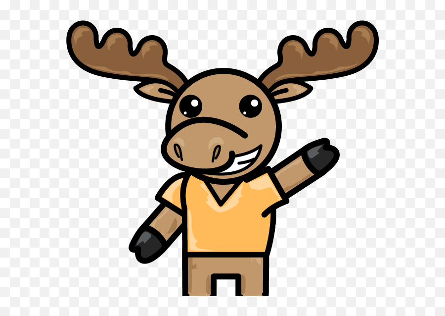 A Moose On A Mission In Healthcare Graphic Novel D2l Emoji,Moose Transparent