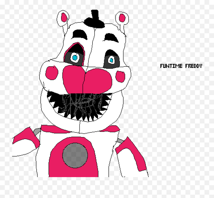Pixilart - Funtime Freddy By Missfnaf Emoji,Funtime Freddy Png