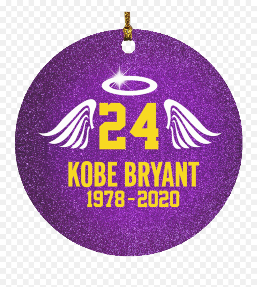 Kobe Bryant 24 Christmas Ornament - For Volleyball Emoji,Kobe Bryant Logo